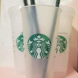 Starbucks plastic reusable cups